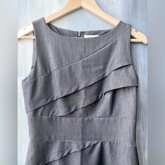 Calvin Klein Asymmetrical Tiered Sheath Mini Dress Size 4 - Picture 3 of 9